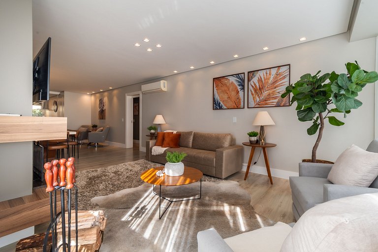 APTO DE LUXO À 300mts RUA COBERTA, 3 QUARTOS