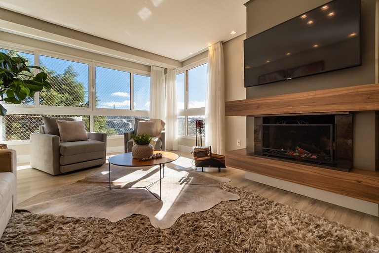 APTO DE LUXO À 300mts RUA COBERTA, 3 QUARTOS