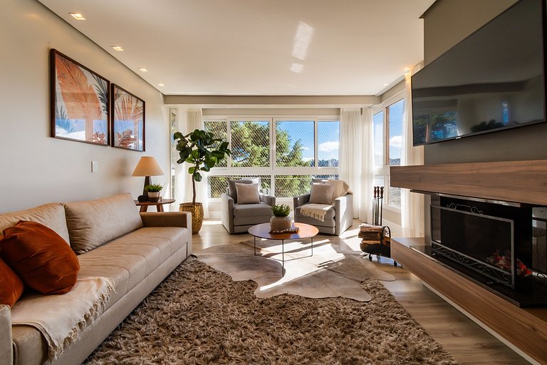 APTO DE LUXO À 300mts RUA COBERTA, 3 QUARTOS