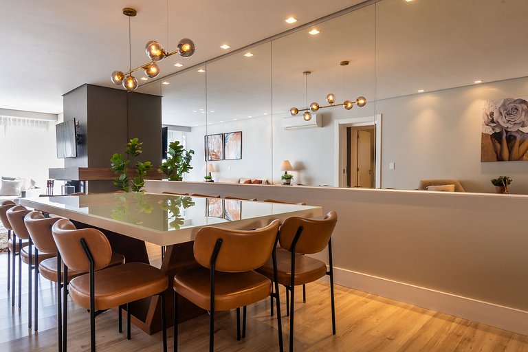 APTO DE LUXO À 300mts RUA COBERTA, 3 QUARTOS