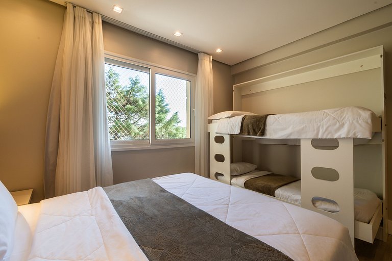 APTO DE LUXO À 300mts RUA COBERTA, 3 QUARTOS