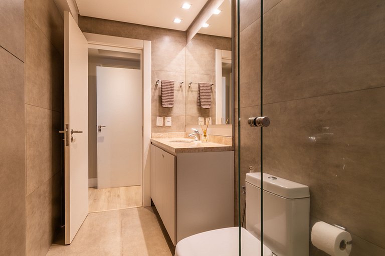 APTO DE LUXO À 300mts RUA COBERTA, 3 QUARTOS