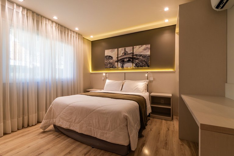 APTO DE LUXO À 300mts RUA COBERTA, 3 QUARTOS