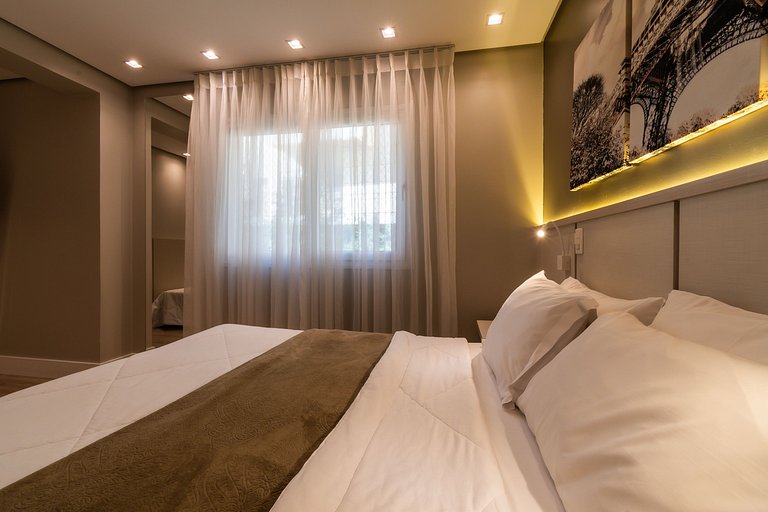 APTO DE LUXO À 300mts RUA COBERTA, 3 QUARTOS