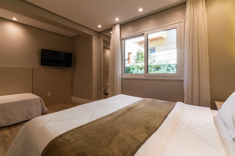 APTO DE LUXO À 300mts RUA COBERTA, 3 QUARTOS