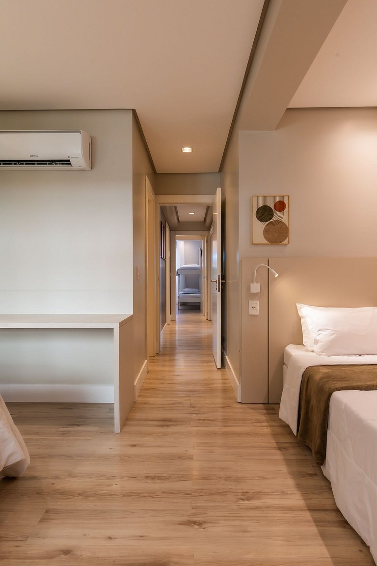 APTO DE LUXO À 300mts RUA COBERTA, 3 QUARTOS