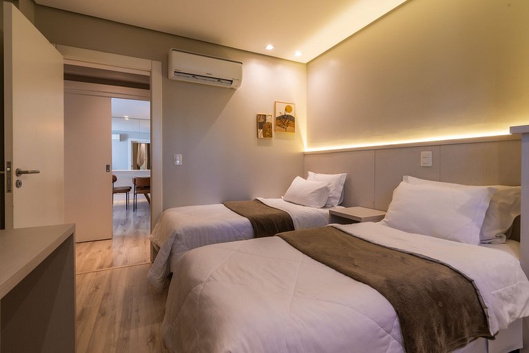 APTO DE LUXO À 300mts RUA COBERTA, 3 QUARTOS