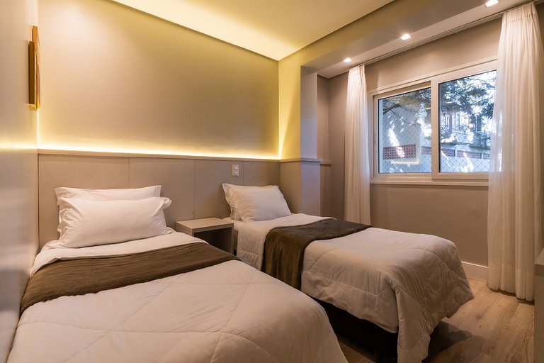 APTO DE LUXO À 300mts RUA COBERTA, 3 QUARTOS