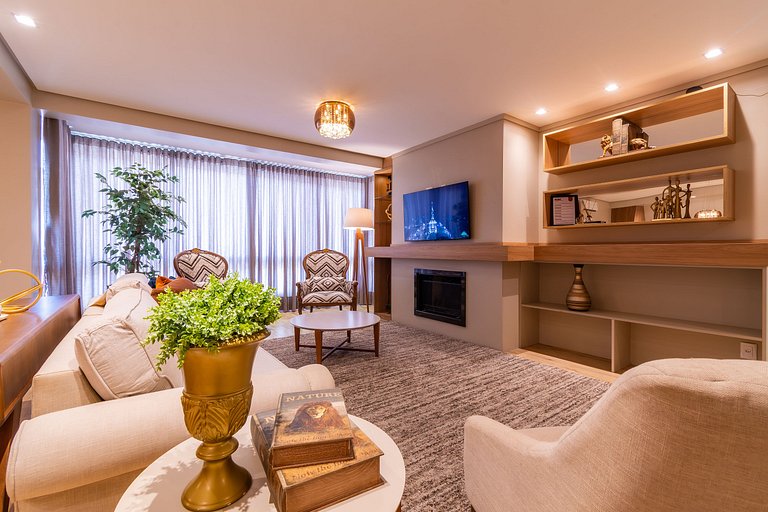 Duplex 4 Dormitório C/ 3 Suíte À 300mts R. Coberta