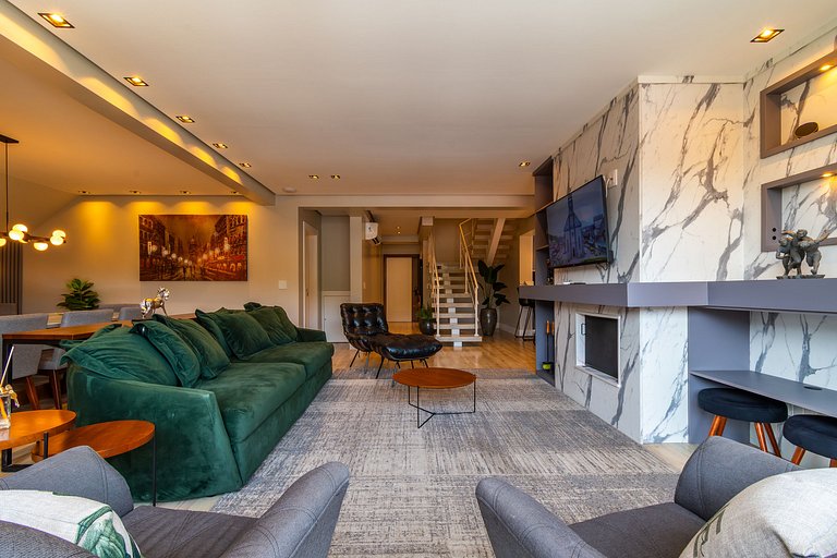 Duplex 4 Dormitório C/ 3 Suíte À 300mts R. Coberta