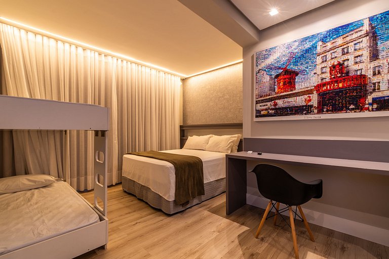 Duplex 4 Dormitório C/ 3 Suíte À 300mts R. Coberta