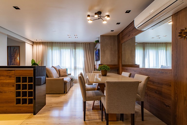Apto Luxo 2 Suíte, Com Hidro à 300m da R. Coberta