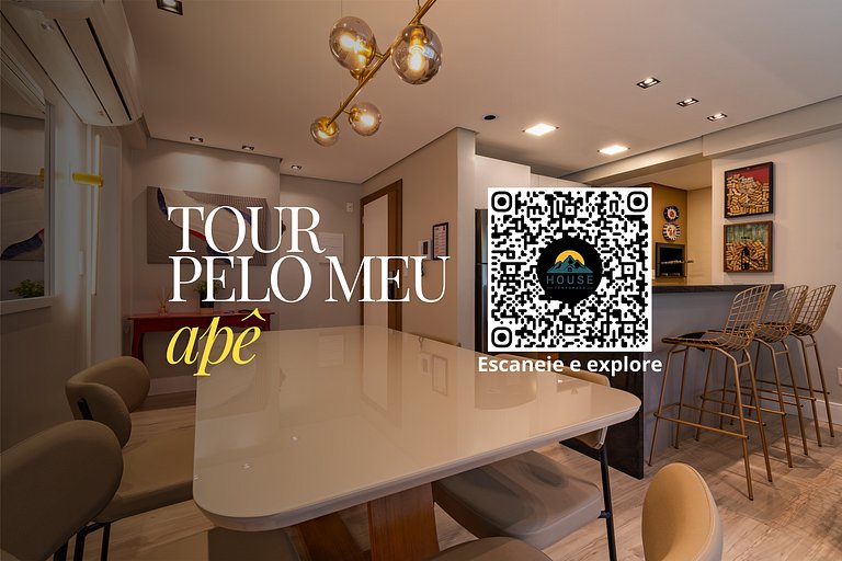 APTO DE LUXO À 300mts RUA COBERTA, 2 SUÍTES, MOBILIADO